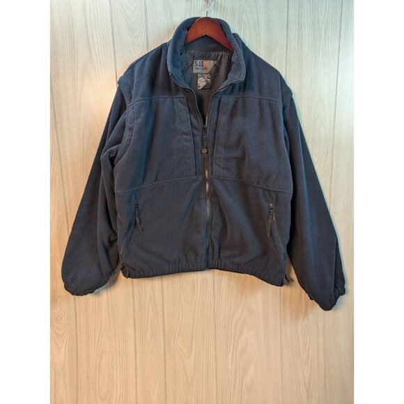 511 Tactical Series Jacket Men's Blue Sz XL Fleece Vest Removable Sleeve Stretch - Picture 1 of 9
